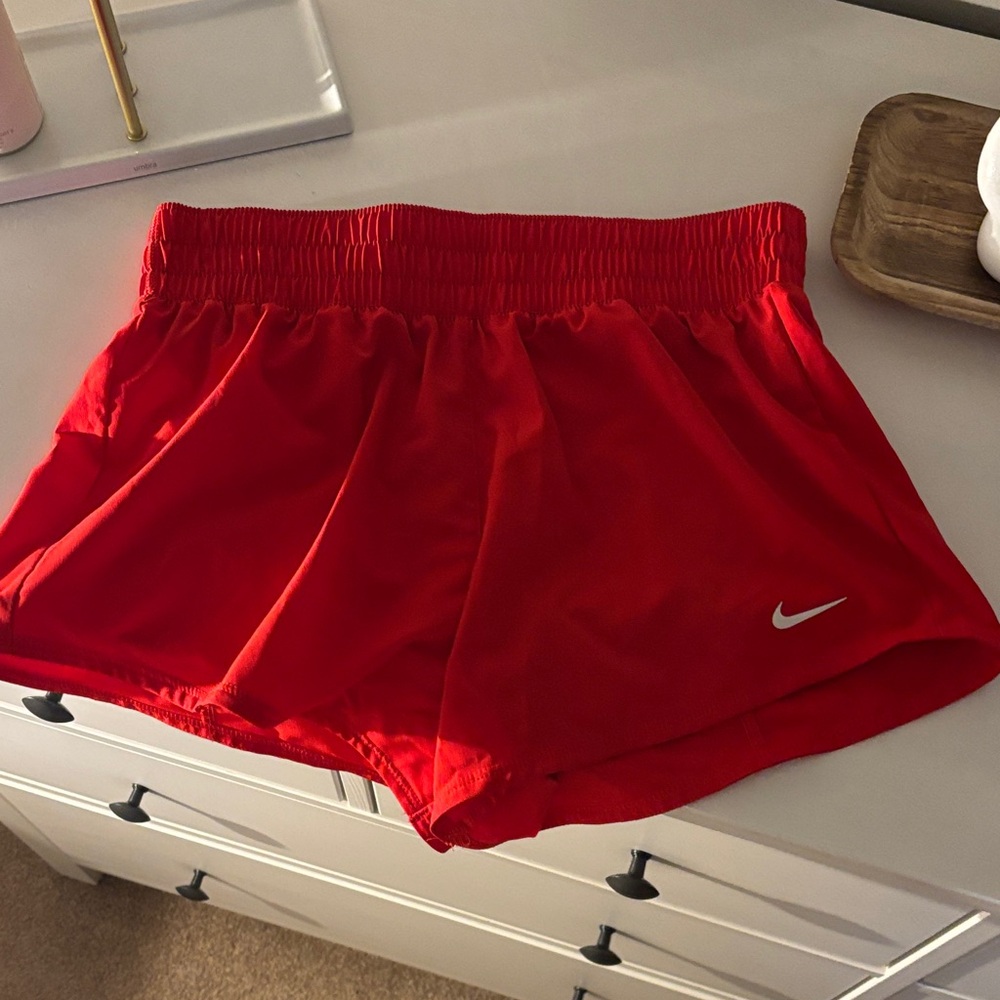 Nike Women's Bright Red Athletic Shorts